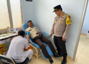 Kapolres Kuansing Pimpin Upacara Tabur Bunga, Bakti Sosial, dan Donor Darah Dalam Rangka HUT Satpam ke-44 Tahun 2024